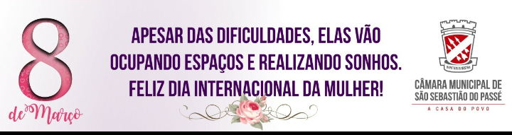 Feliz Dia Internacional da Mulher