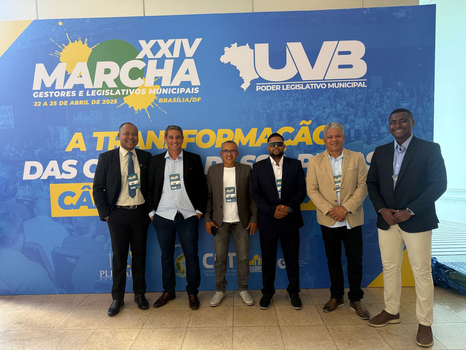Vereadores de São Sebastião do Passé participam da XXIV Marcha dos Gestores em Brasília